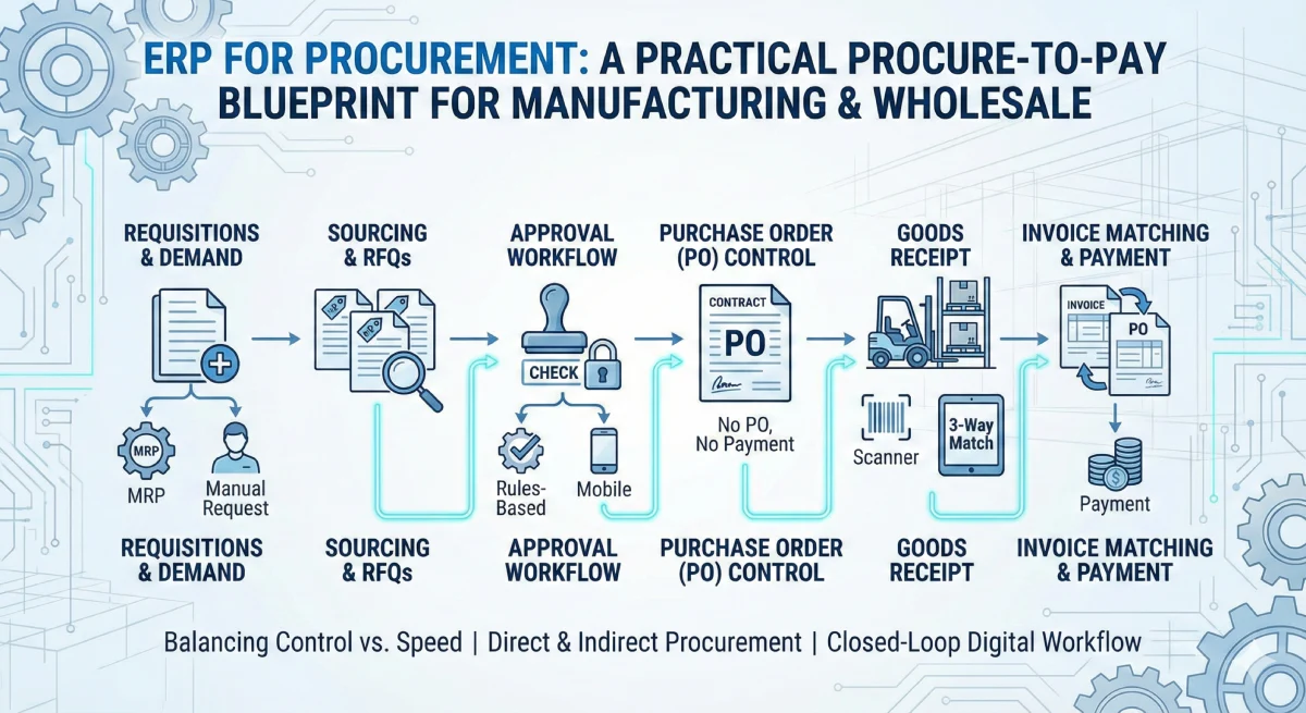 ERP for Procurement: Procure-to-Pay Blueprint for Manufacturing